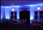 Moodlighting at gilvenbank hotel blue.